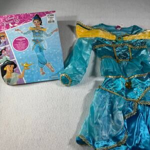 Disney Princess Jasmine Toddler 3-4 Costume 3 piece outfit